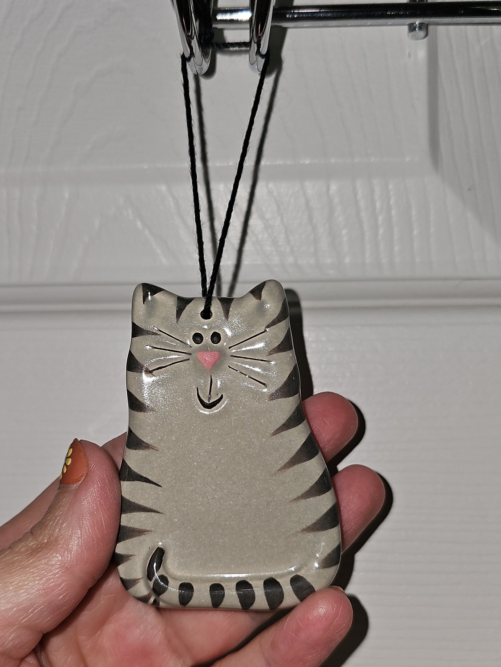 Cat Ceramic Hanging Ornament